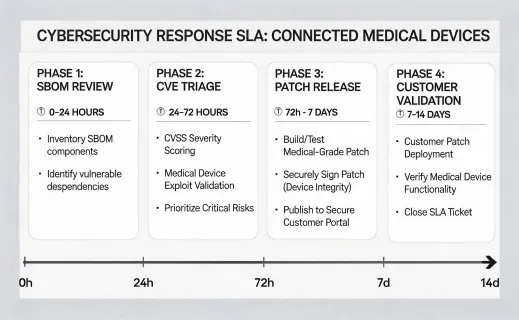 Cybersecurity SLA chart