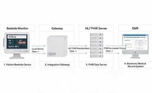 FHIR integration flow